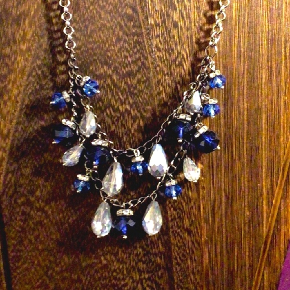 Vera Wang Faceted Bead Necklace